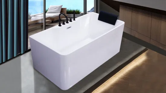 工場はファッションアクリル固体表面浴槽自立型SPA浴槽を生成します