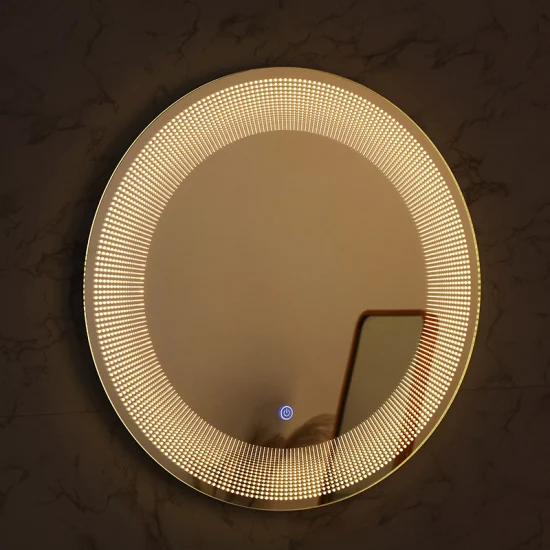 UL CE cUL 壁 ホームデコレーション サロン家具 メイクアップ 化粧品 スマート バニティ ライト 照明付き 照明付き バックライト付き バスルーム LED ミラー ライト デフォッガー Bluetooth付き